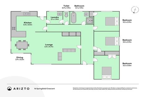 Photo of property in 16 Springfield Crescent, Enderley, Hamilton, 3214