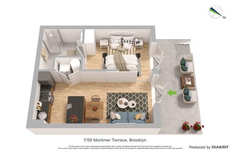 Photo of property in 59u7 Mortimer Terrace, Brooklyn, Wellington, 6021