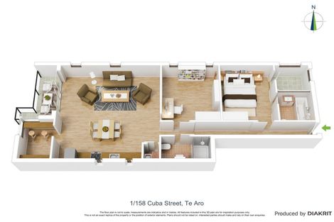 Photo of property in Cubana Apartments, 158u1 Cuba Street, Te Aro, Wellington, 6011