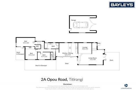 Photo of property in 2a Opou Road, Titirangi, Auckland, 0604