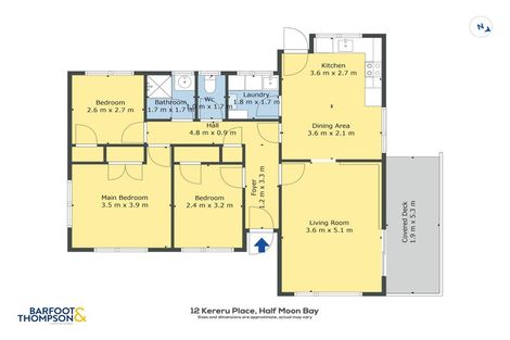 Photo of property in 12 Kereru Place, Half Moon Bay, Auckland, 2012