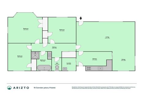 Photo of property in 15 Camden Place, Pukete, Hamilton, 3200