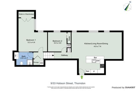 Photo of property in The Villas, 33u9 Hobson Street, Thorndon, Wellington, 6011