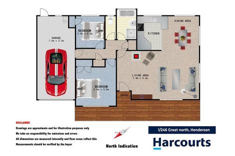 Photo of property in 1/246 Great North Road, Henderson, Auckland, 0612