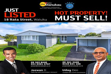 Photo of property in 18 Rata Street, Waiuku, 2123