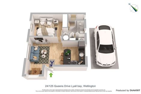 Photo of property in 24/125 Queens Drive, Lyall Bay, Wellington, 6022