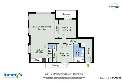 Photo of property in Westhaven Apartments, 24/127 Molesworth Street, Thorndon, Wellington, 6011
