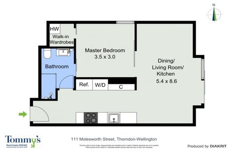 Photo of property in Frame Apartments, 502/111u Molesworth Street, Thorndon, Wellington, 6011