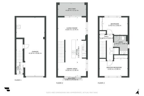 Photo of property in Harbour View Terraces, 2/170 Mokoia Road, Chatswood, Auckland, 0626