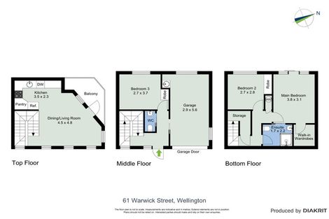Photo of property in 61 Warwick Street, Wilton, Wellington, 6012