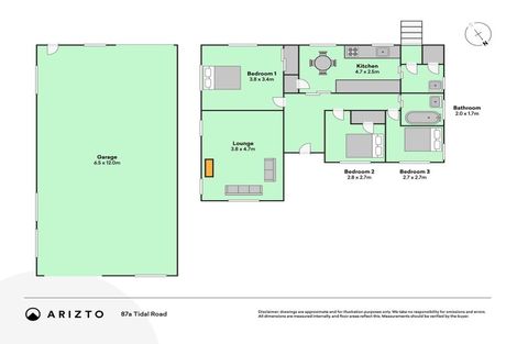 Photo of property in 87a Tidal Road, Mangere, Auckland, 2022