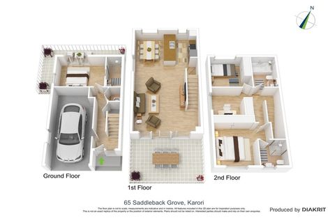 Photo of property in 65 Saddleback Grove, Karori, Wellington, 6012