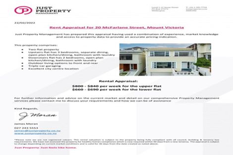 Photo of property in 20 Mcfarlane Street, Mount Victoria, Wellington, 6011