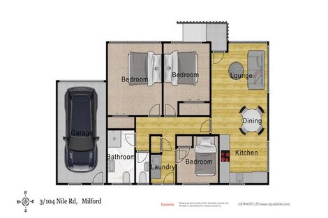 Photo of property in 3/104 Nile Road, Milford, Auckland, 0620