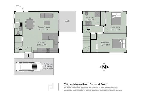 Photo of property in 2/10 Hutchinsons Road, Bucklands Beach, Auckland, 2014