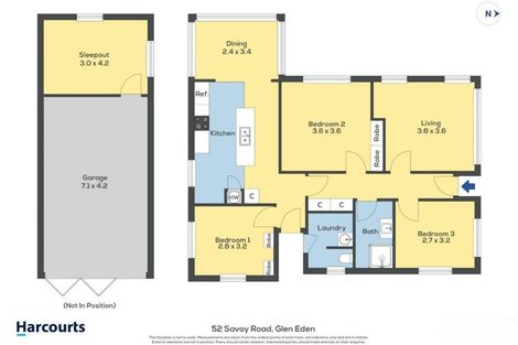 Photo of property in 52 Savoy Road, Glen Eden, Auckland, 0602