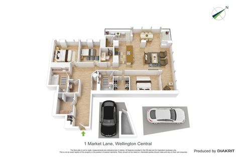 Photo of property in 601/1u Market Lane, Wellington Central, Wellington, 6011