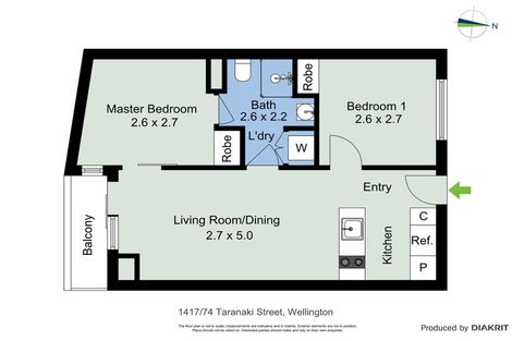 Photo of property in Soho Apartments, 1417/74 Taranaki Street, Te Aro, Wellington, 6011