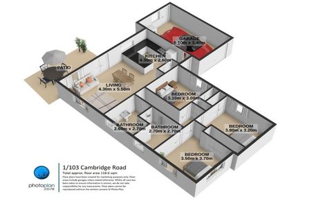 Photo of property in 103u1 Cambridge Road, Hillcrest, Hamilton, 3216