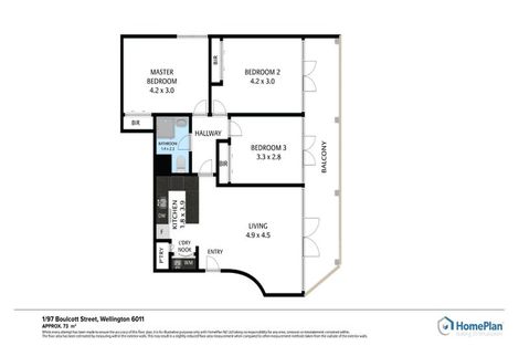 Photo of property in 97u1 Boulcott Street, Wellington Central, Wellington, 6011