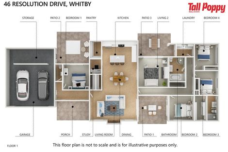 Photo of property in 46 Resolution Drive, Whitby, Porirua, 5024
