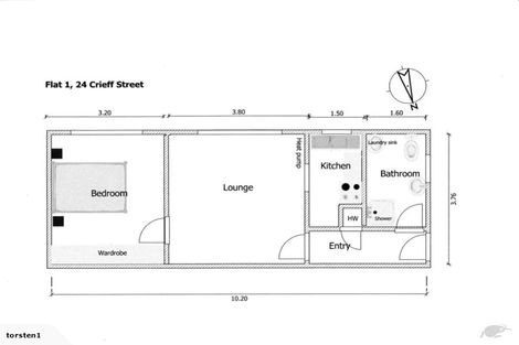Photo of property in 24f1 Crieff Street, Northland, Wellington, 6012