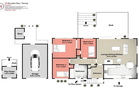 Photo of property in 30 Rimutaka Place, Titirangi, Auckland, 0604