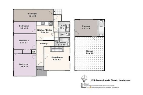 Photo of property in 1/29 James Laurie Street, Henderson, Auckland, 0612