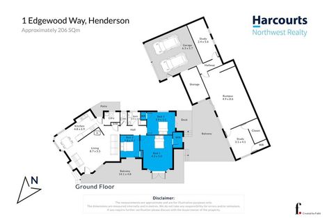 Photo of property in 1 Edgewood Way, Henderson, Auckland, 0612