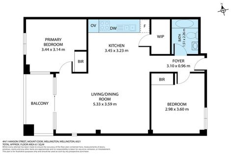 Photo of property in 4h/1 Hanson Street, Mount Cook, Wellington, 6021