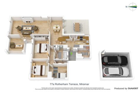 Photo of property in 77a Rotherham Terrace, Miramar, Wellington, 6022