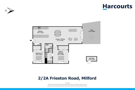 Photo of property in 2a/2 Frieston Road, Milford, Auckland, 0620