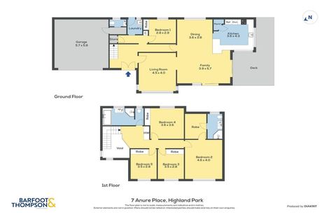 Photo of property in 7 Anure Place, Highland Park, Auckland, 2010