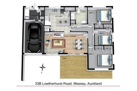 Photo of property in 2/33 Lowtherhurst Road, Massey, Auckland, 0614