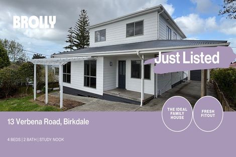 Photo of property in 13 Verbena Road, Birkdale, Auckland, 0626