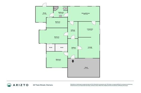 Photo of property in 62 Tees Street, South Hill, Oamaru, 9400