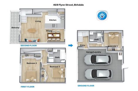 Photo of property in 46/8 Flynn Street, Birkdale, Auckland, 0626