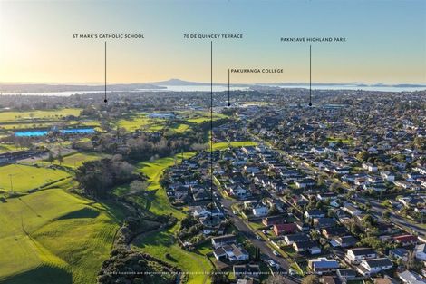 Photo of property in 70 De Quincey Terrace, Highland Park, Auckland, 2010