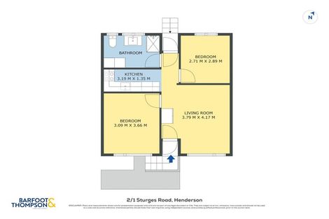 Photo of property in 2/1 Sturges Road, Henderson, Auckland, 0610