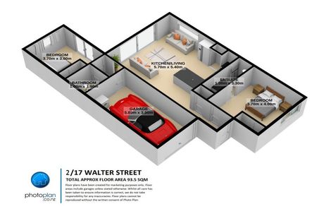 Photo of property in 17u2 Walter Street, Fairfield, Hamilton, 3214
