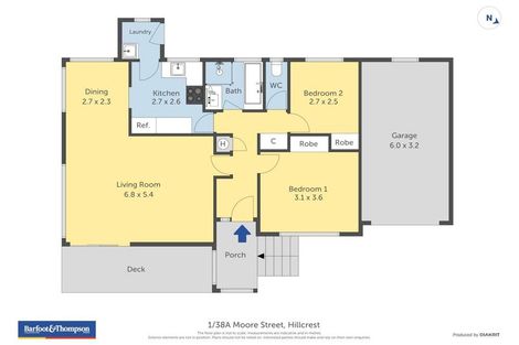Photo of property in 1/38a Moore Street, Hillcrest, Auckland, 0627