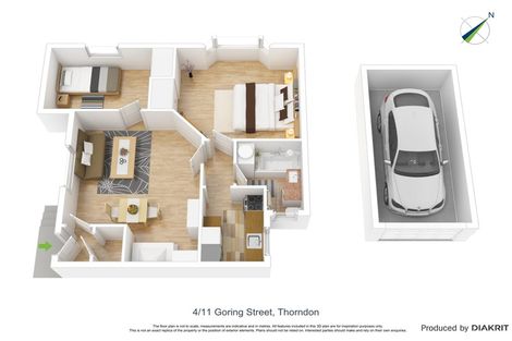 Photo of property in 11u4 Goring Street, Thorndon, Wellington, 6011
