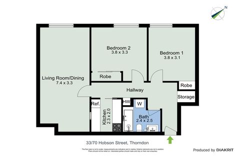 Photo of property in Hobson Court Flats, 33/70u Hobson Street, Thorndon, Wellington, 6011