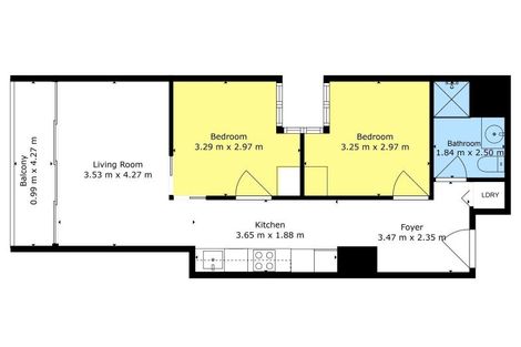 Photo of property in Forte Apartments, 102/13 College Street, Te Aro, Wellington, 6011