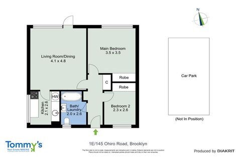 Photo of property in Manston Apartments, 1e/145 Ohiro Road, Brooklyn, Wellington, 6021