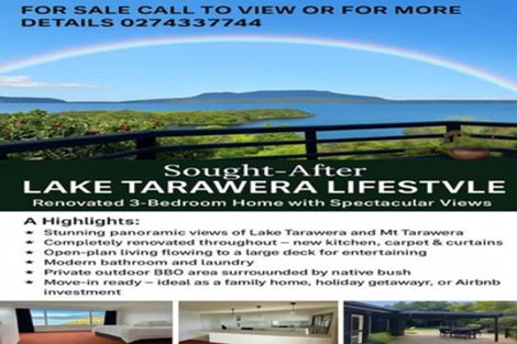 Photo of property in 62 Spencer Road, Lake Tarawera, Rotorua, 3076