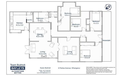 Photo of property in 6 Parkes Avenue, Saint Johns Hill, Whanganui, 4501