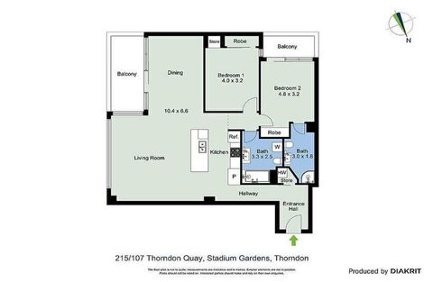 Photo of property in Stadium Garden Flats, 215/107 Thorndon Quay, Pipitea, Wellington, 6011