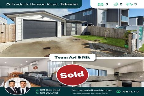 Photo of property in 29 Fredrick Hanson Road, Papakura, 2110