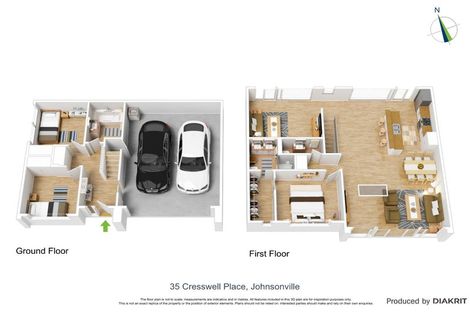 Photo of property in 35 Cresswell Place, Johnsonville, Wellington, 6037